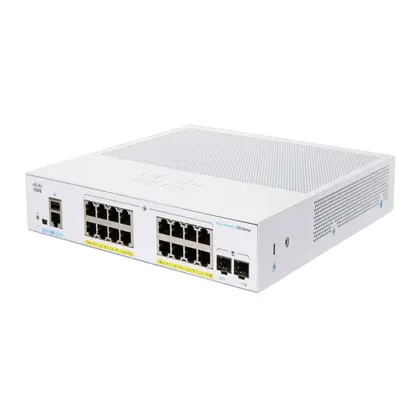 Switch Managed Cisco 16 Port Gigabit PoE+ 240W CBS350-16FP-2G-EU