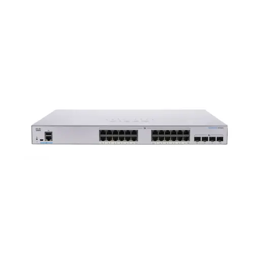 Switch Managed Cisco 24 Port Gigabit PoE+ 195W CBS350-24P-4G-EU