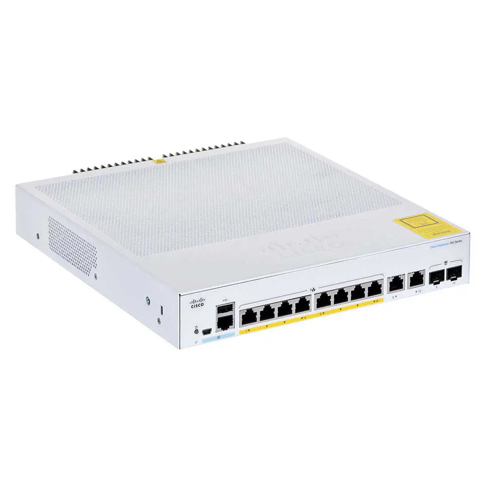 Switch Managed Cisco 8 Port Gigabit PoE+ CBS350-8FP-E-2G-EU