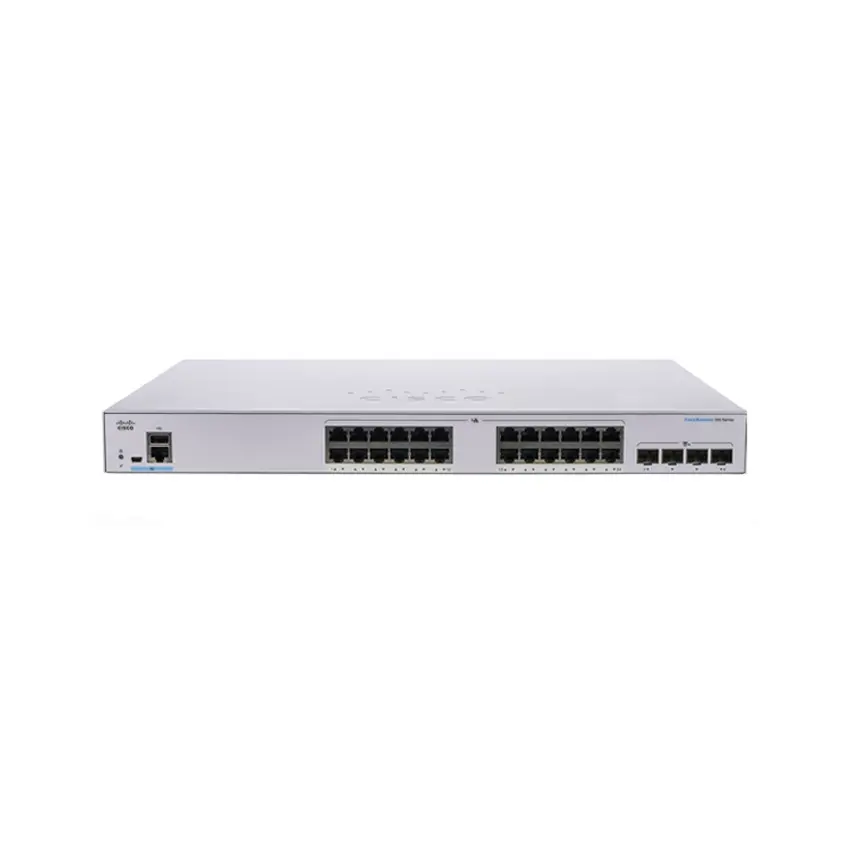 Switch Managed Cisco 24 Port Gigabit PoE+ 195W CBS350-24P-4G-EU